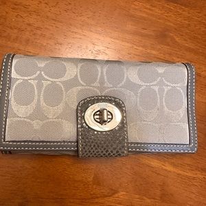 Grey Coach Wallet